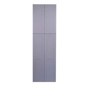 Bremen Shaker Gray Decor Door Panel 24 in. W x 96 in. H x 0.75 in. D