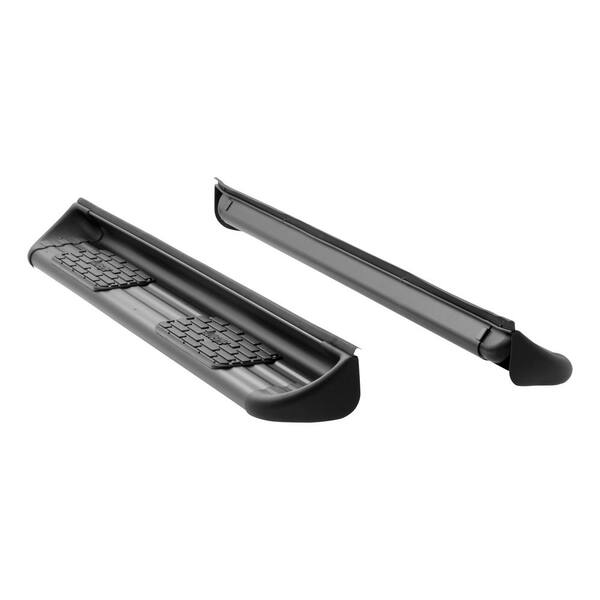 Black Stainless Truck Side Entry Steps, Select Chevrolet Silverado, GMC Sierra 2500, 3500 HD Crew Cab