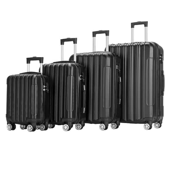 Large cheap black suitcase