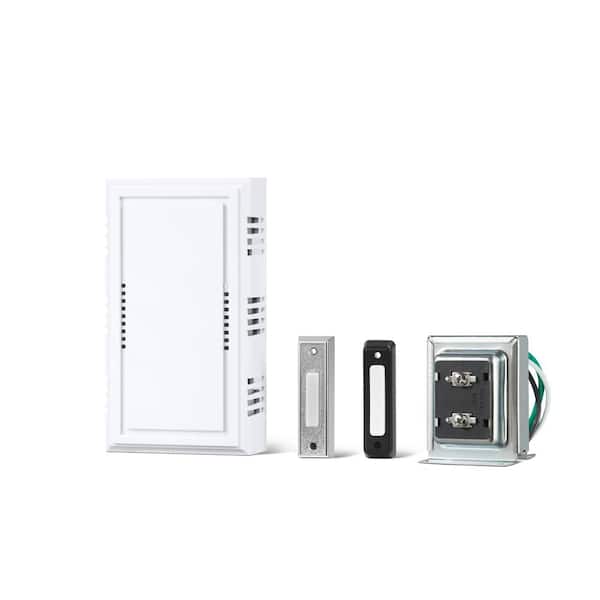 Defiant Wired Deluxe Contractor Doorbell Kit with 2 Wired Push Buttons