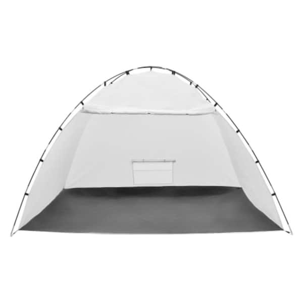 10 x 7.5 x 6 ft. White Oxford Portable Paint Booth Tent, Built-in Floor and Mesh Screen for Furniture, Chairs and Tables