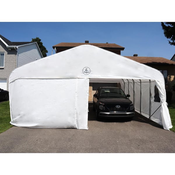 Gazebo Penguin 11x20x6.5 ft. Portable Car Shelter