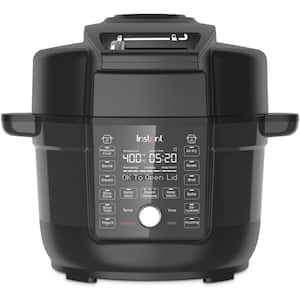 6.5 qt. Duo Crisp Black Electric Pressure Cooker and Air-Fryer with Ultimate Lid