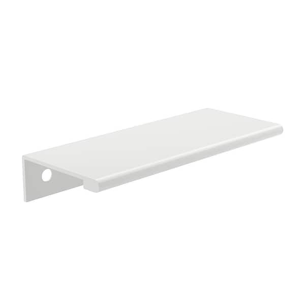 Richelieu Hardware Lincoln Collection 3-1/8 in. (80 mm) Modern White Cabinet Egde Pull