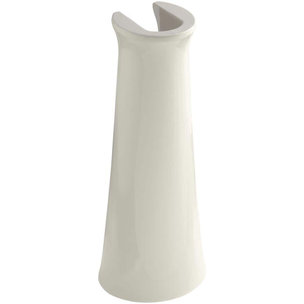 Cimarron Biscuit Porcelain Pedestal Bathroom Sink