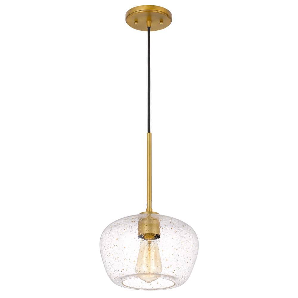 Hive Mini Vintage Brass Glass Pendant Light
