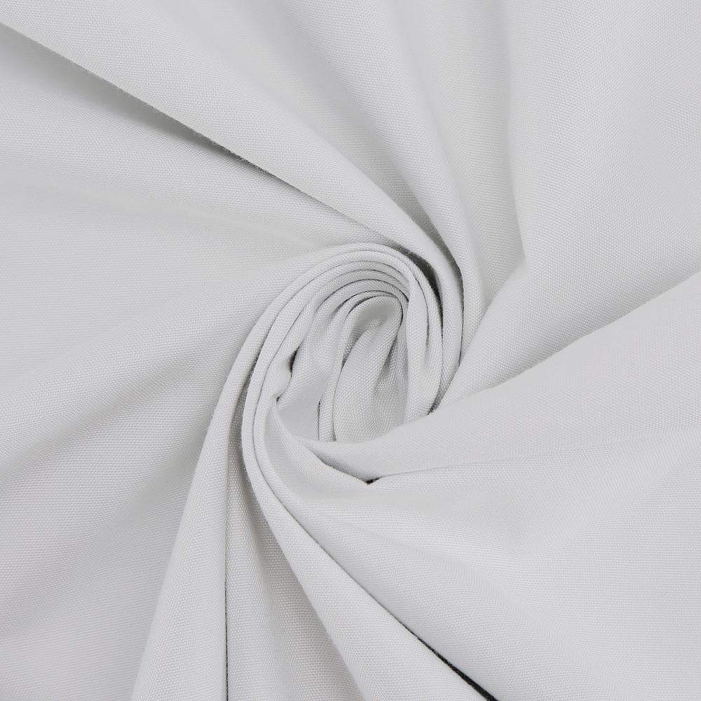 White Thermal Blackout Back Tab Curtain Panel, 40" x 84"