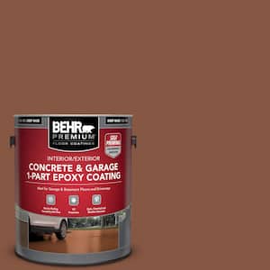 1 gal. #S210-7 October Leaves Self-Priming 1-Part Epoxy Satin Interior/Exterior Concrete and Garage Floor Paint