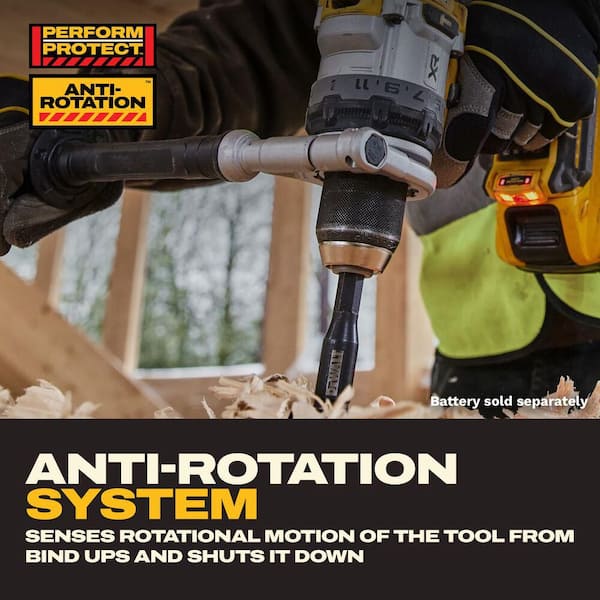 DEWALT DEW-DCK2101QQ2-DCS356B 20V MAX XR Brushless 3-Speed 1/2in Hammer Drill & 1/4in Impact Driver 2-Tool 4.0Ah Combo Kit 20V MAX XR Brushless