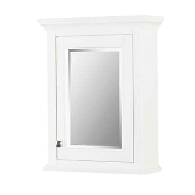 Brantley 22 in. x 28 in. x 8 in. Surface-Mount Medicine Cabinet in White