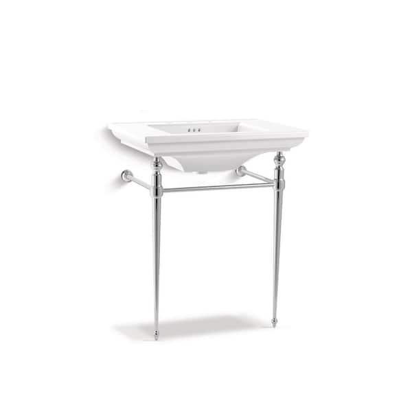 Memoirs Console Table Legs in Polished Chrome