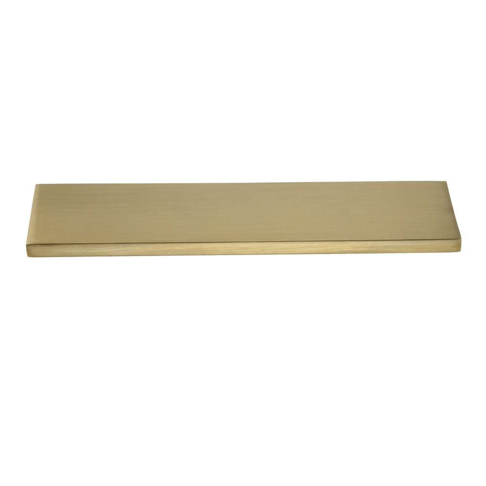 Ethan 4" Brushed Brass Finger Pull with Mounting Hardware