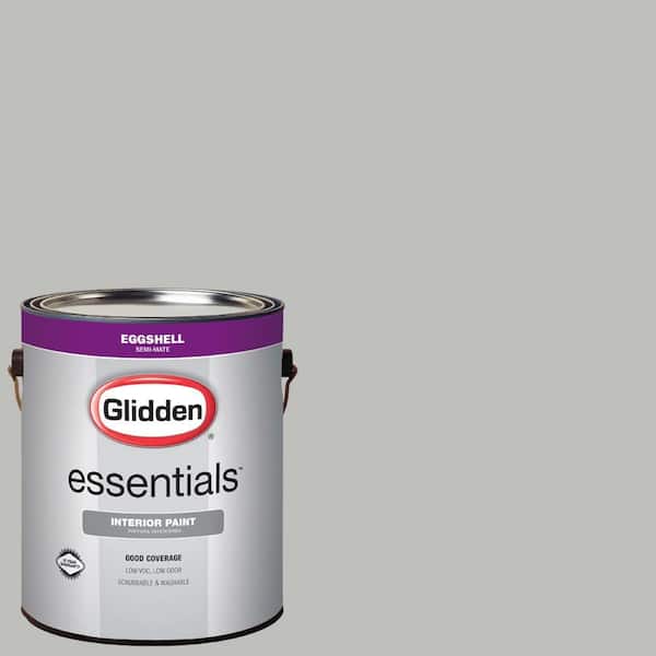 Glidden Essentials 1 gal. #HDGCN62 Pebble Grey Eggshell Interior Paint