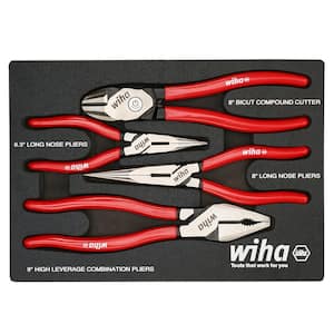 Classic Grip Pliers and Cutters Tray Set (4-Piece)