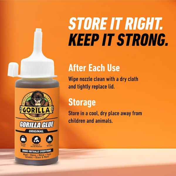 Gorilla 4 oz. Original Glue 50004A - The Home Depot