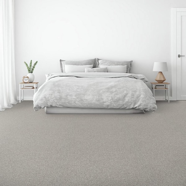 McDonald Street - Foxgrove - Beige 25 oz. SD Polyester Loop Installed Carpet