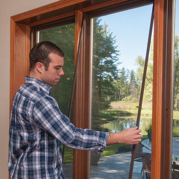 Saint Gobain ADFORS Bright Aluminum Screen - 30" X 7' Roll, 18x16 Mesh For Window & Door Repair