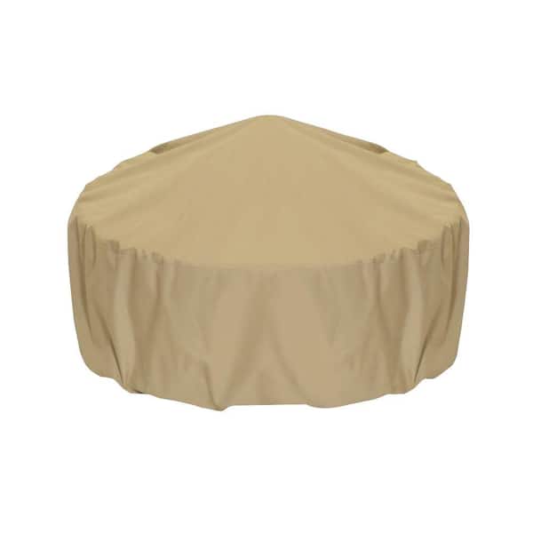 Two Dogs Designs 36 in. Fire Pit Cover in Khaki