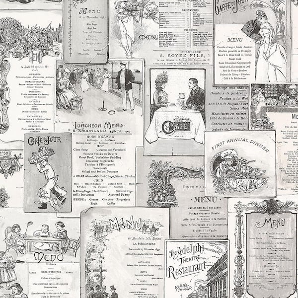 Menu Sidewall Vinyl Strippable Roll (Covers 56 sq. ft.)
