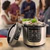 Magic Chef 9-in-1 6 Qt. Matte Black Electric Multi-Cooker with Recipe Book  MCSMC6B - The Home Depot