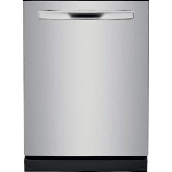 FRIGIDAIRE GALLERY 24 in. Smudge Proof Stainless Steel Top Control Built-In Tall Tub Dishwasher, ENERGY STAR, 49 dBA