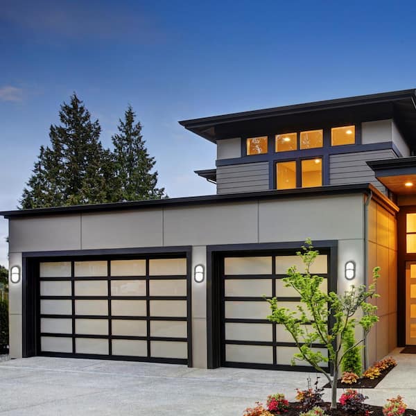 Osler 1-Light Textured Silver Finish LED Outdoor Wall Sconce