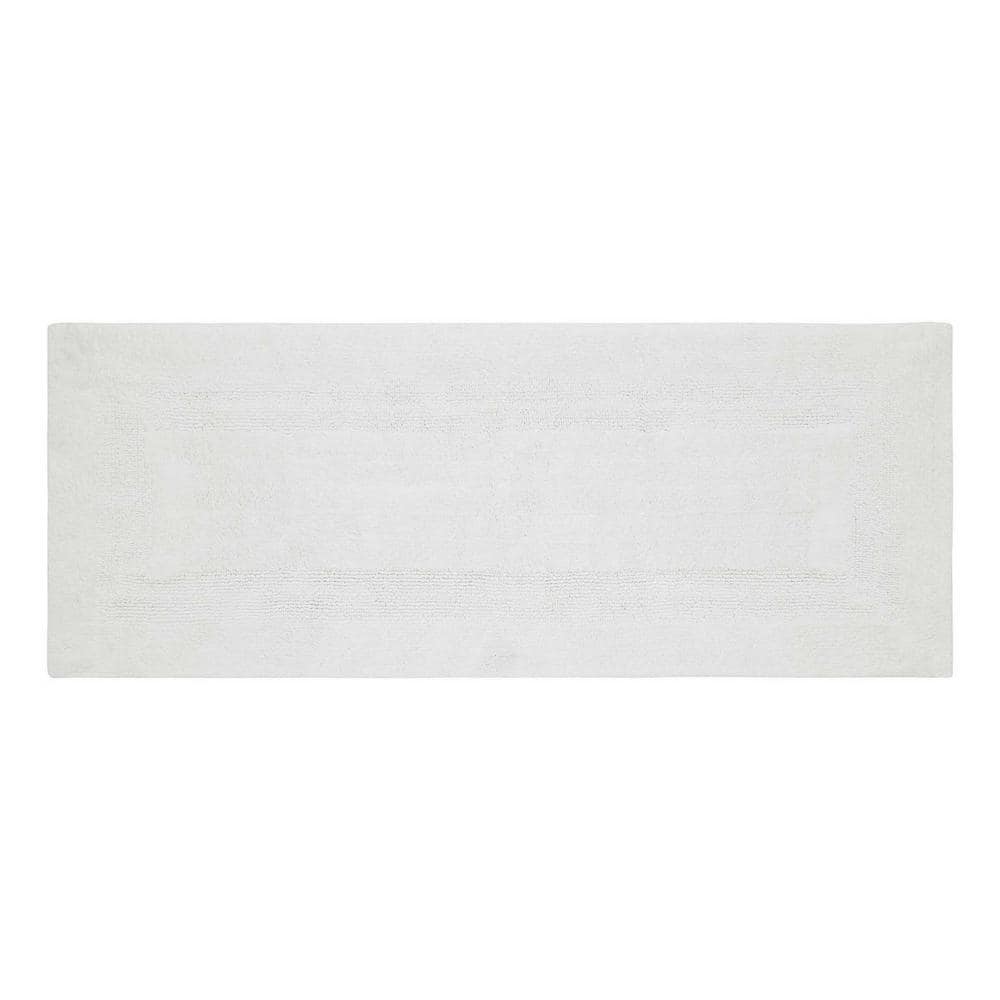 Jessica 24 in. x 60 in. Bright White Solid Cotton Rectangle Bath Runner price history on PriceWatchPro