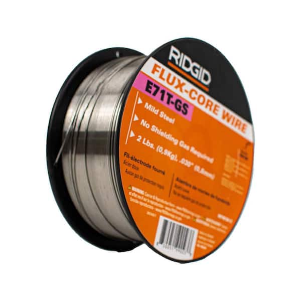 RIDGID .030 E71T-GS Flux-Core Welding Wire No Gas Required (2 lb
