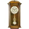 Bulova Hartwick 30 in. H x 14 in. W Chime Wall Clock C4331 - The Home Depot