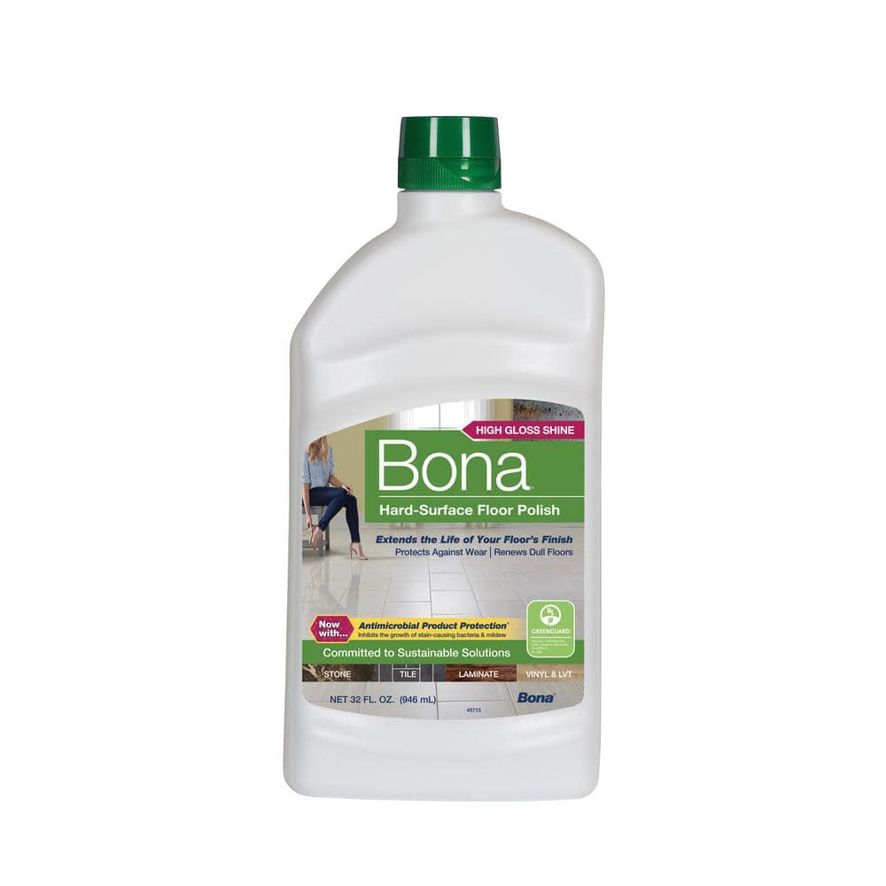 Bona 32 oz. High Gloss Hard-surface Floor Polish WT760051161 - The Home  Depot