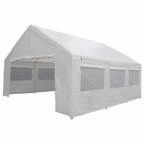 King Canopy 18 ft. x 20 ft. Sidewall Kit with Flaps and Bug Screen Windows