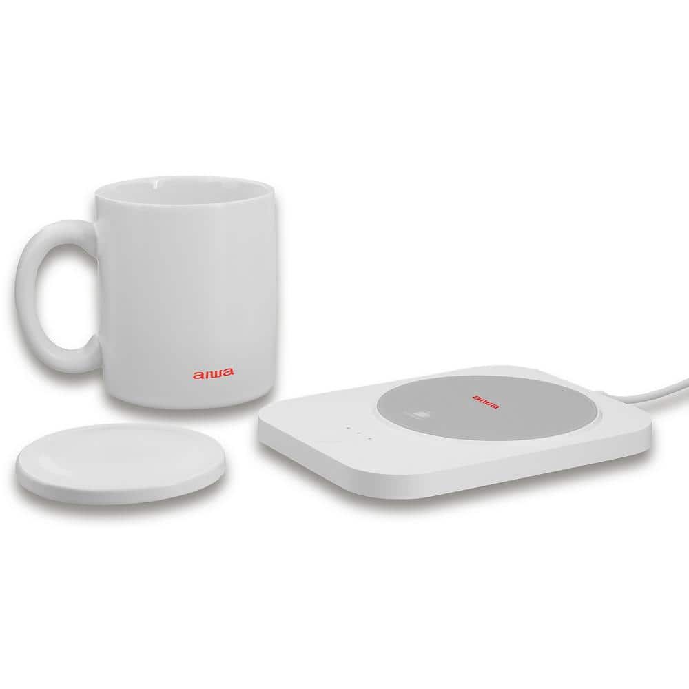 Coffee Mug Warmer and Wireless Charger, 2-in-1 Smart Mug Warmer and 15-Watt