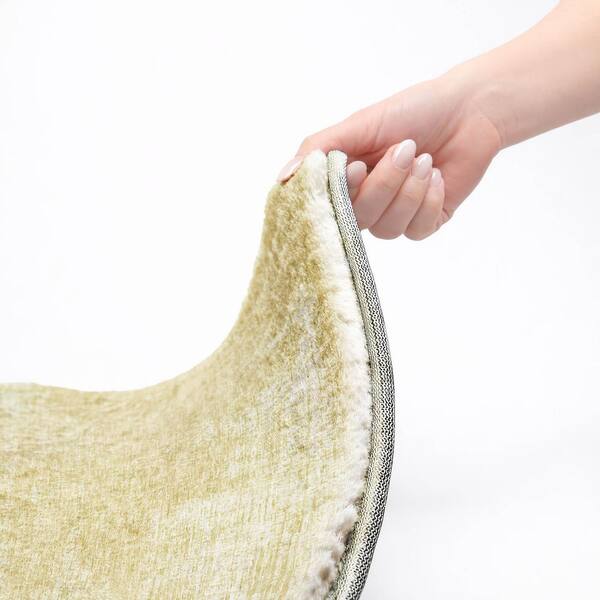 Dream Shag Premium Machine Washable Abstract ADS839 Wheat 3 ft. x 4 ft. Area Rug