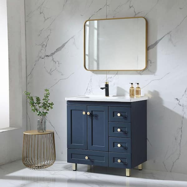 VC CUCINE 32 in. W x 18 in. D x 32 in . H Modern Bathroom Vanities