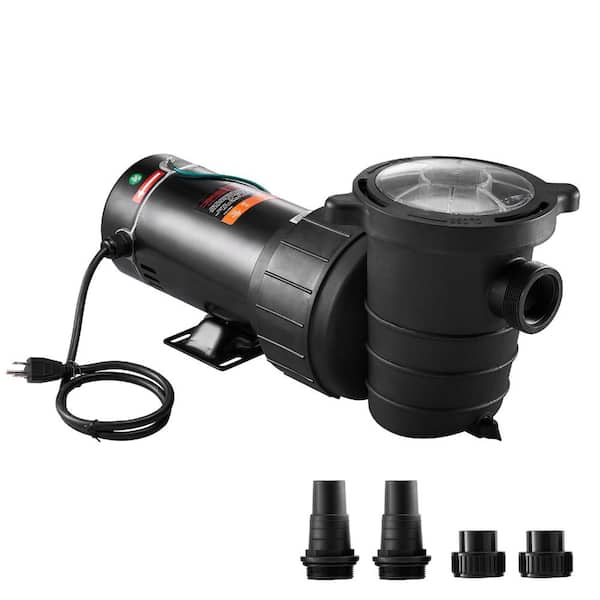 1.5 HP 115 V 1100 W Above Ground Pool Pump, Single Speed with Strainer Filter Basket, 5280 GPH Max. Flow, ETL Certified