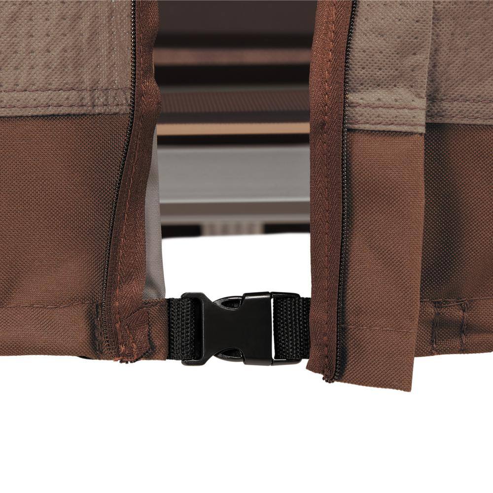 Ultimate 80 Inch Waterproof Beige and Brown Polyester Swing Cover
