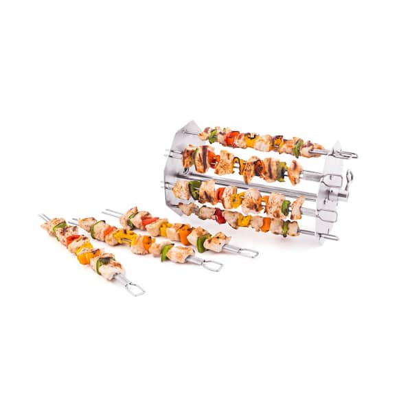 Broil King Stainless Steel Rotisserie Skewer Rack 64838 - The Home