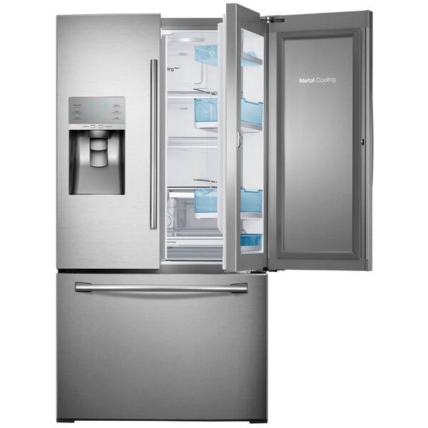 Samsung 30.2 cu. ft. Food Showcase French Door Refrigerator in Stainless Steel