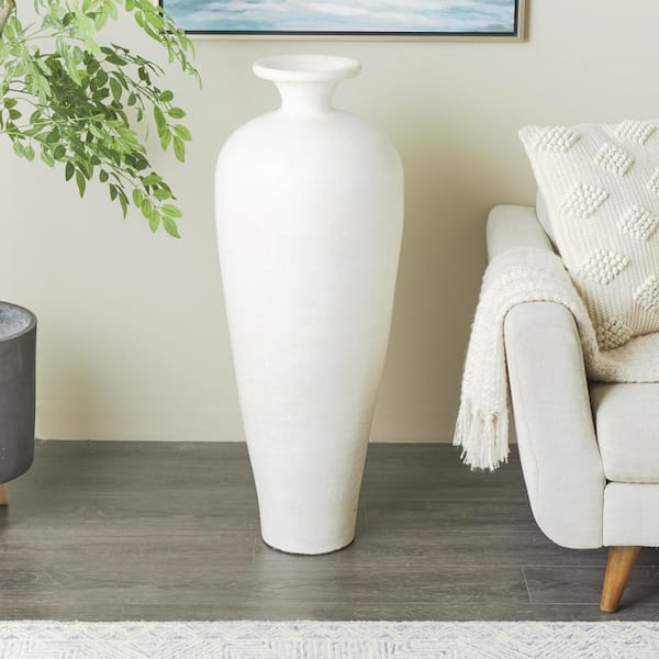 AMPHORA WHITE (midium) 花瓶 AMPHORA WHITE (midium) 花瓶 Amazon.com: White Fiberglass