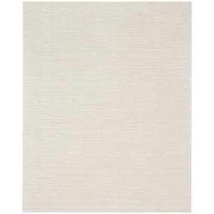 Casual Beige 8 ft. x 10 ft. Abstract Contemporary Area Rug