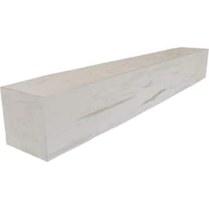 6 in. x 8 in. x 6 ft. Hand Hewn Faux Wood Beam Fireplace Mantel Unfinished