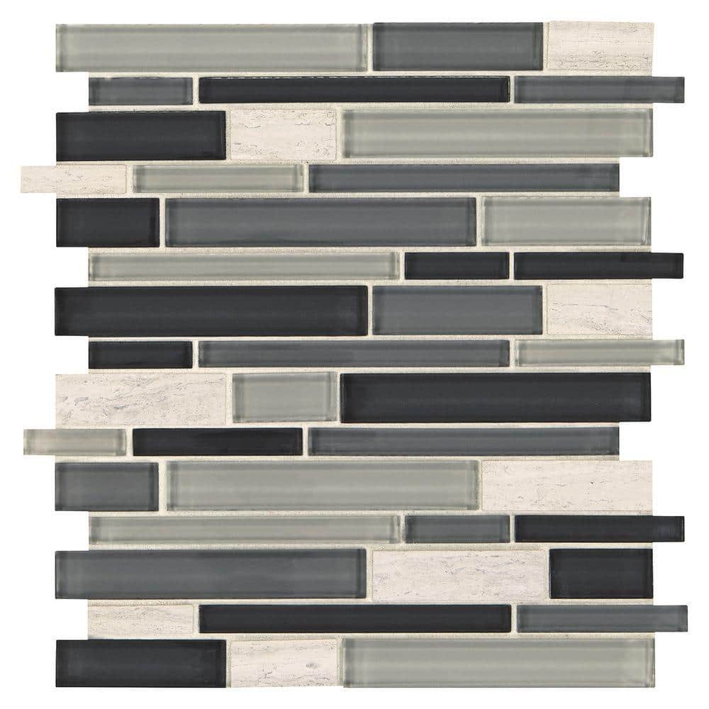 Daltile Studio Life Central Park 11 in. x 12 in. x 8 mm Glass and Stone Random Mosaic Wall Tile (0.9 sq. ft. / each) -  SL08RANDHD1P