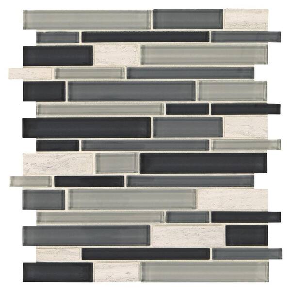 Marazzi Studio Life Central Park 11 in. x 12 in. x 8 mm Glass and Stone Random Mosaic Wall Tile (0.9 sq. ft. / each)