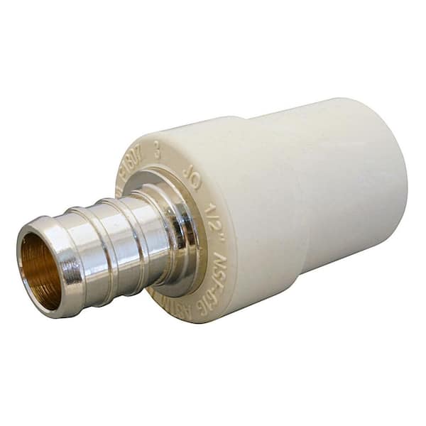 Details about   WATTS WATERPEX MALE CONNECTOR 1/2" CTS x 1/2" MPT USE WITH PEX CPVC PB OR COPPER 