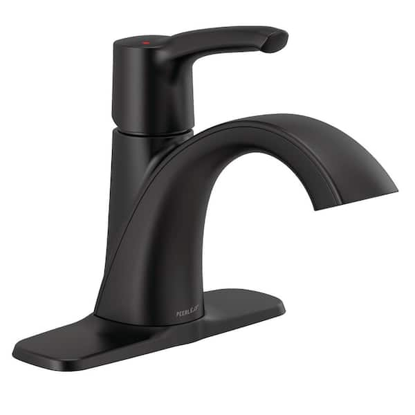 Peerless Parkwood Single Handle Single Hole Bathroom Faucet With Drain