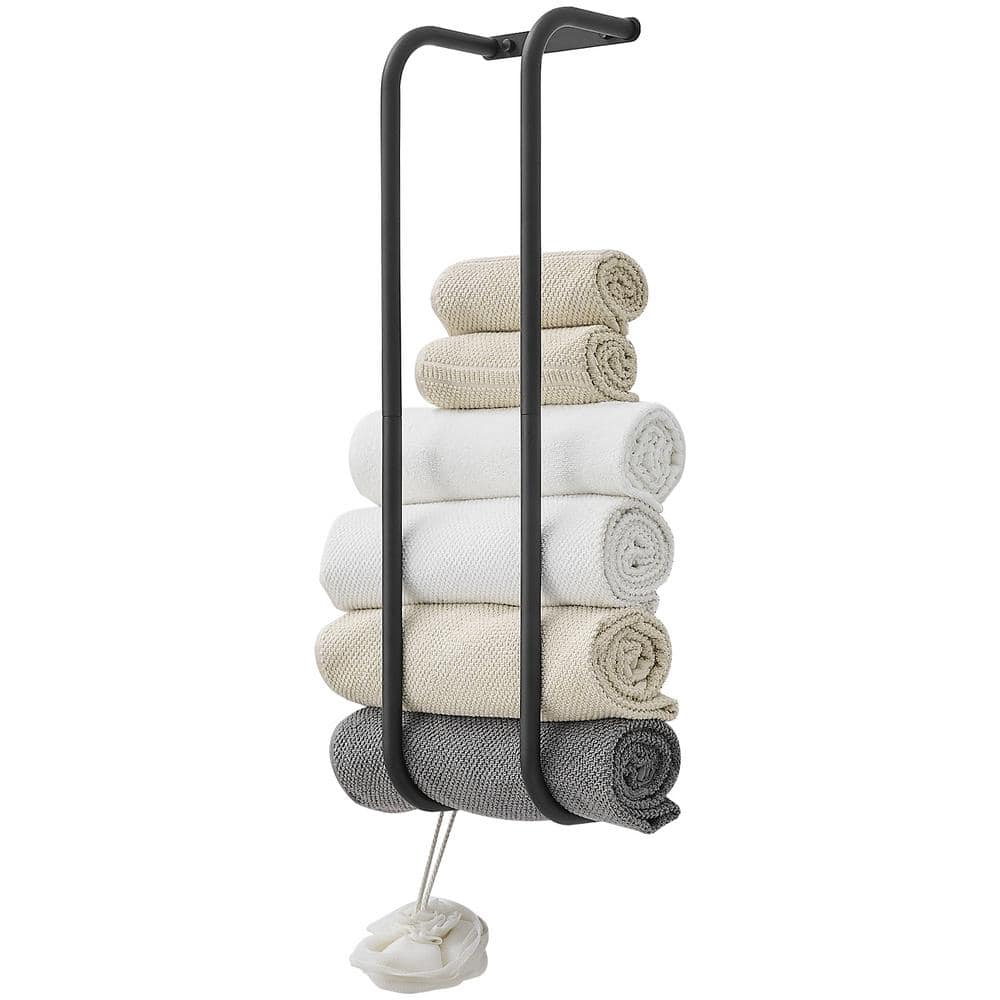 BWE Towel Racks Towel Storage Wall Mounted Rolled or Folded Towel
