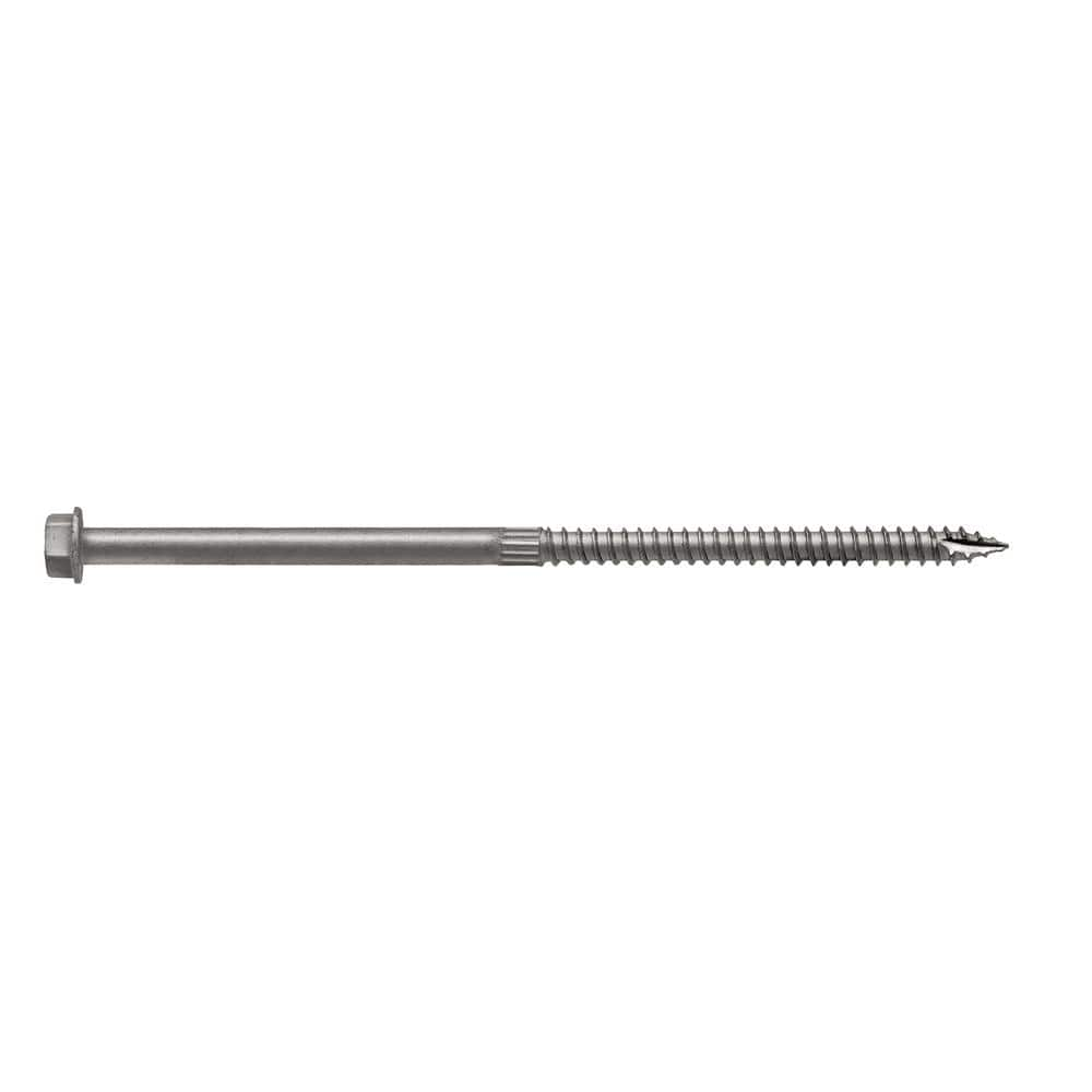 Simpson Strong Tie 1 4 In X 6 In Strong Drive Sds Heavy Duty Connector Screw 10 Pack Sds R10 The Home Depot