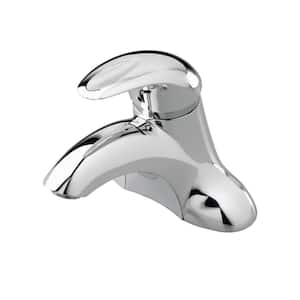 Reliant 3 4 in. Centerset Single Handle Bathroom Faucet with Grid Drain (pop-up hole not included) in Polished Chrome