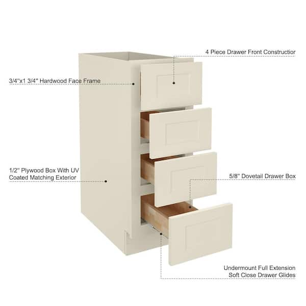 3-DRAWER VS 4-DRAWER BASE CABINETS