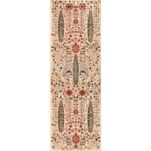 nuLOOM Valentina Tribal Fringe Olive 10 ft. x 13 ft. Area Rug KHTR03A ...